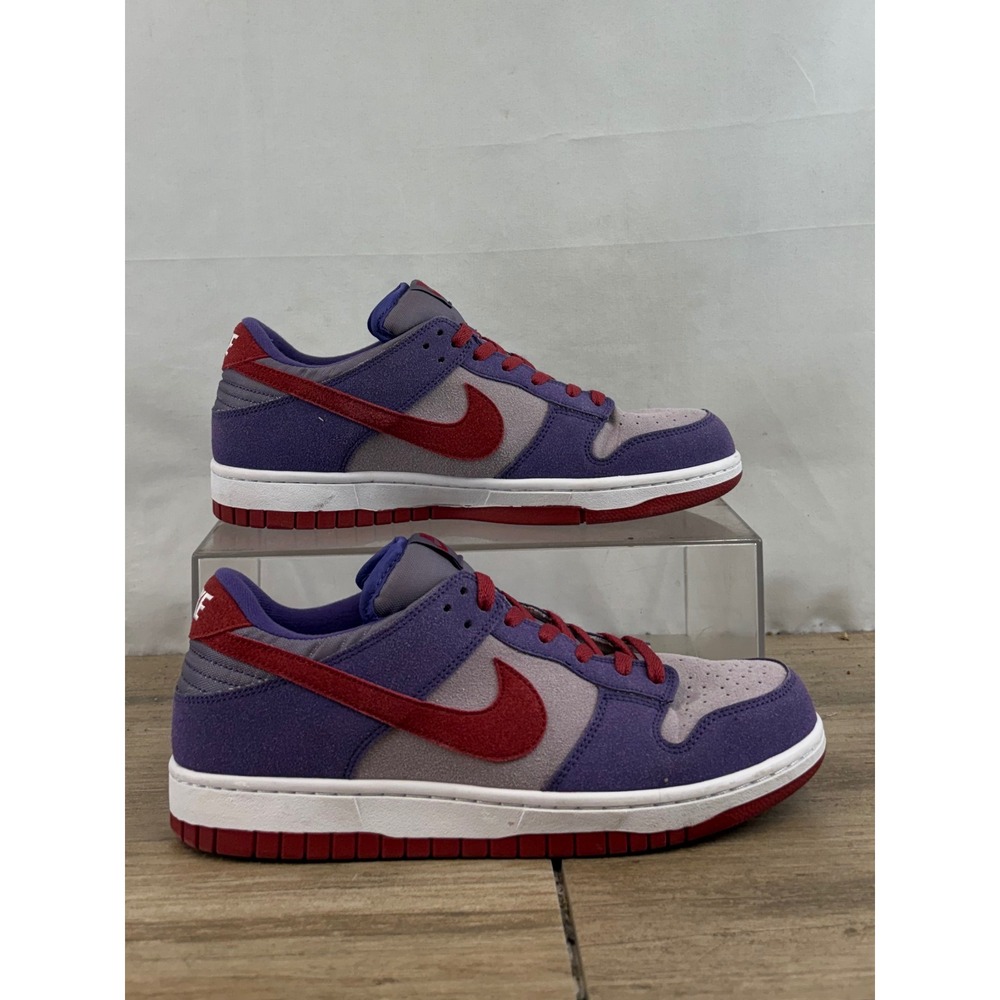 Nike Dunk Low Purple Red Grey Men's Shoes Size 11 CU‎ 1726 500